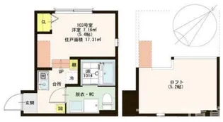 ロンプラジュ西加平【2階】の間取り
