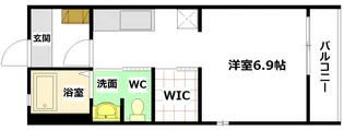 広島県安芸郡海田町東昭和町【アパート】の間取り