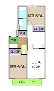 メゾンEYE C棟【1階】の間取り