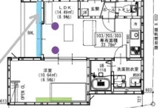 千葉県市川市市川2【アパート】の間取り