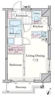 ダイナシティ神保町【5階】の間取り