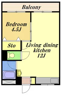 マンション吉岡【2階】の間取り