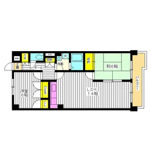 東京都練馬区田柄5【マンション】の間取り