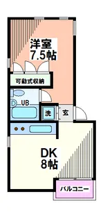 東京都国分寺市富士本1【マンション】の間取り
