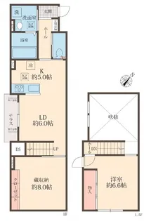 仮)相模原市中央区上溝アパート【1階】の間取り