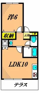 コスモ山王【2階】の間取り
