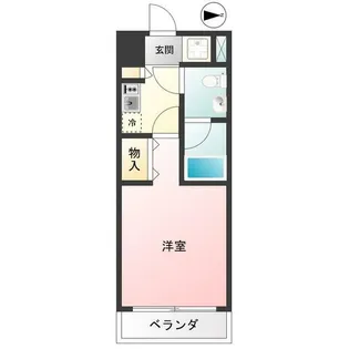東京都八王子市堀之内3【マンション】の間取り