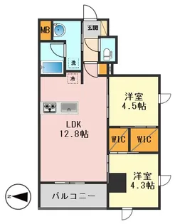 東京都江戸川区上篠崎4【マンション】の間取り
