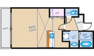 金屋町グランデ【3階】の間取り