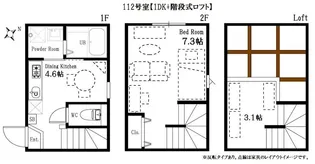 東京都杉並区高井戸東3【アパート】の間取り