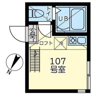 ロックガーデンズ横浜【1階】の間取り