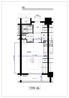 FLat北堀江【10階】の間取り