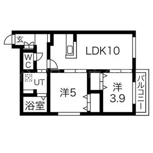 ステラ月寒【2階】の間取り