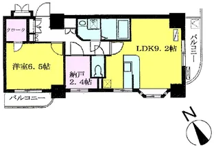 東京都江東区北砂3【マンション】の間取り