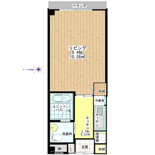 カーサベルII【1階】の間取り