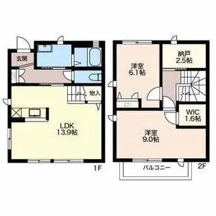 グランバリエ Bの間取り