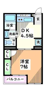 東京都立川市曙町2【マンション】の間取り
