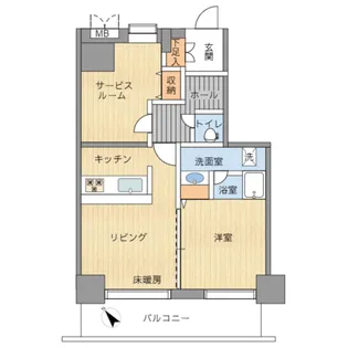 アイディーコート池袋西ムーンファーロ【3階】の間取り