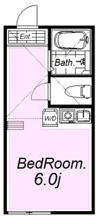 ユナイト 大倉山サンティの杜【2階】の間取り