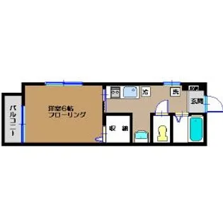 K’S APARTMENTIII【2階】の間取り