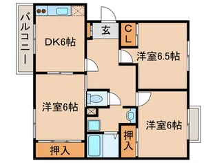 シャト-ペガサス【2階】の間取り