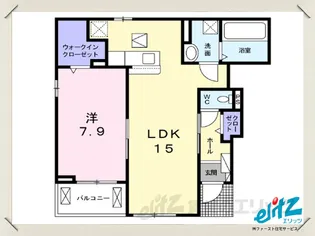 RiriaVII VIII【1階】の間取り