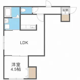 北海道札幌市西区発寒七条9【アパート】の間取り