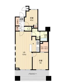 HF銀座レジデンスEAST【4階】の間取り