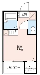 東京都荒川区東日暮里6【アパート】の間取り