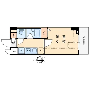 コンテント府中【4階】の間取り