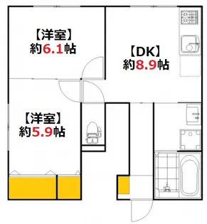 ユアメゾン温品【1階】の間取り