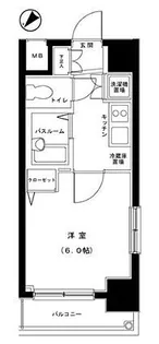 ベルファース渋谷【2階】の間取り