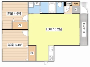 グラン ジュテ S【1階】の間取り