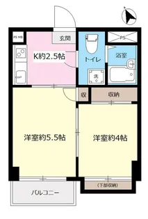 東京都杉並区松庵3【マンション】の間取り