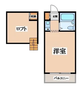 ケープロフト【4階】の間取り