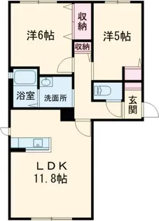 パークサイドヴィラ C棟【1階】の間取り