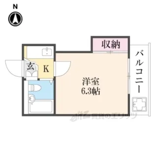レオパレス新伊丹第2【2階】の間取り