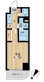 神奈川県横浜市中区吉田町【マンション】の間取り
