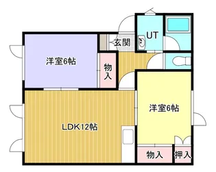 パークウイング沼ノ端【1階】の間取り