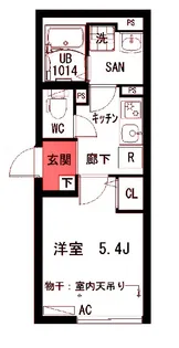 IXO川崎WestSide【2階】の間取り