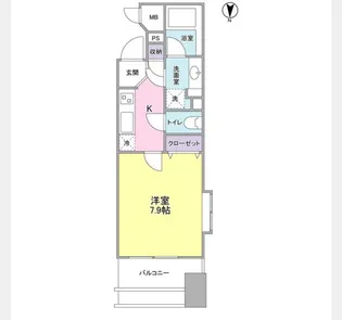 プロスペクト・グラーサ広尾【4階】の間取り