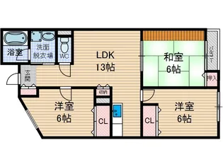 ベルカーサ【2階】の間取り