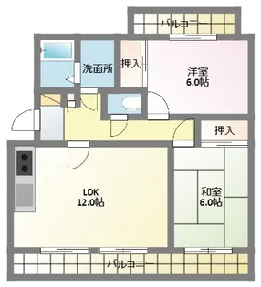 アン・ジャンコ【3階】の間取り