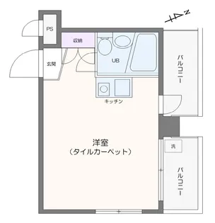 セブンスターマンション上野【9階】の間取り