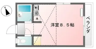 ローズヴィラ明神町【2階】の間取り