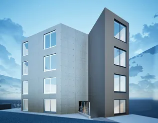 東京都新宿区北新宿3【マンション】の外観