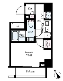 Le’a横濱山手壱番館【3階】の間取り