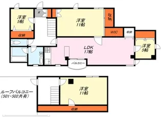 ハイツアオキ第22の間取り