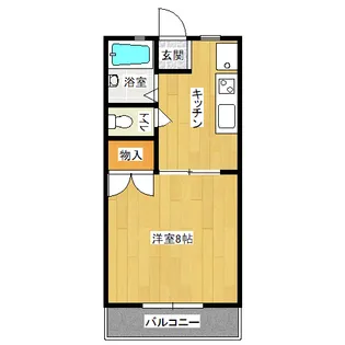 イトウハイツ3【2階】の間取り