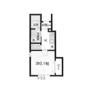 ハウス ルッコラ【1階】の間取り
